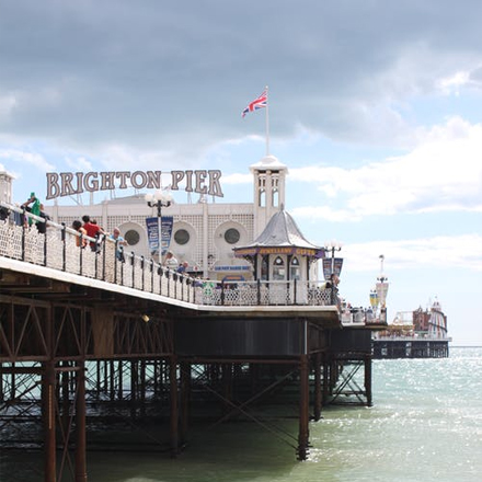 A picture of Brighton with Charge Points near by
